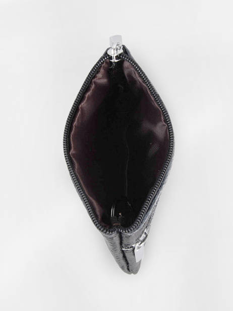 Coin Purse With Key Ring Leather Miniprix White cow PMZIP other view 1