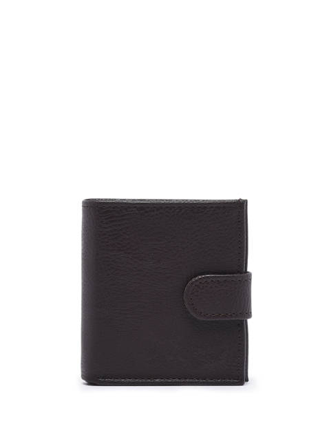 Wallet With Card Holder Essentiel Leather Miniprix Brown essentiel 8834