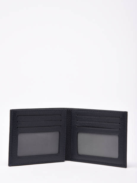 Wallet Foulonne Leather Yves renard Blue foulonne 2306 other view 1
