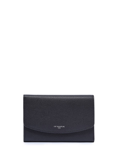 Compact Leather Sophie Wallet Le tanneur Black sophie TSOP3301