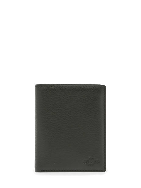 Wallet Foulonne Leather Yves renard Black foulonne 23426