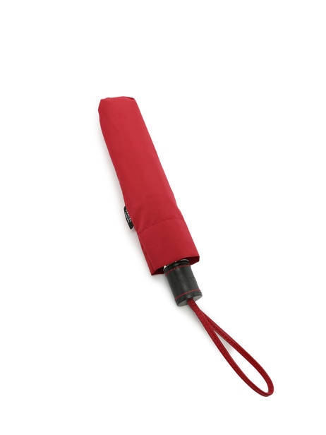 Umbrella Mini Automatic Lancel Red parapluie L205