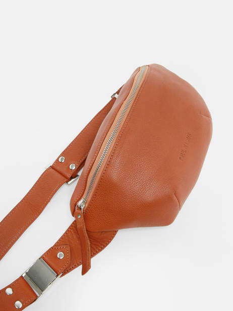 Leather La Banane Belt Bag Paul marius Brown vintage BANANE other view 1