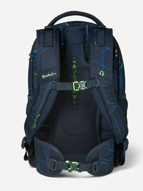 Backpack 2 Compartments Satch Blue pack SIN1 other view 3