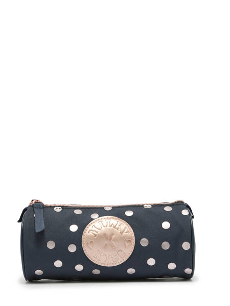Trousse 1 Compartiment I Like Dots Milky kiss Bleu i like dots 3478